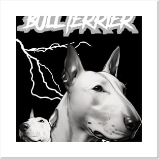 Bull Terrier Heavy Metal Dog Lover Posters and Art